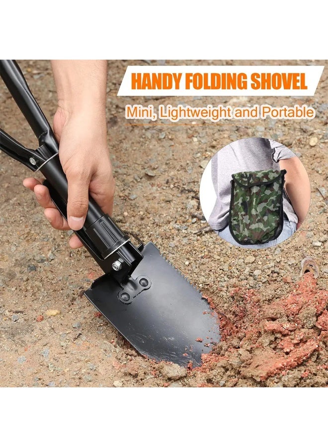 توبيز مجرفة تخييم قابلة للطي 4 في 1 من Toby’s أداة بقاء محمولة ومدمجة - Image 3